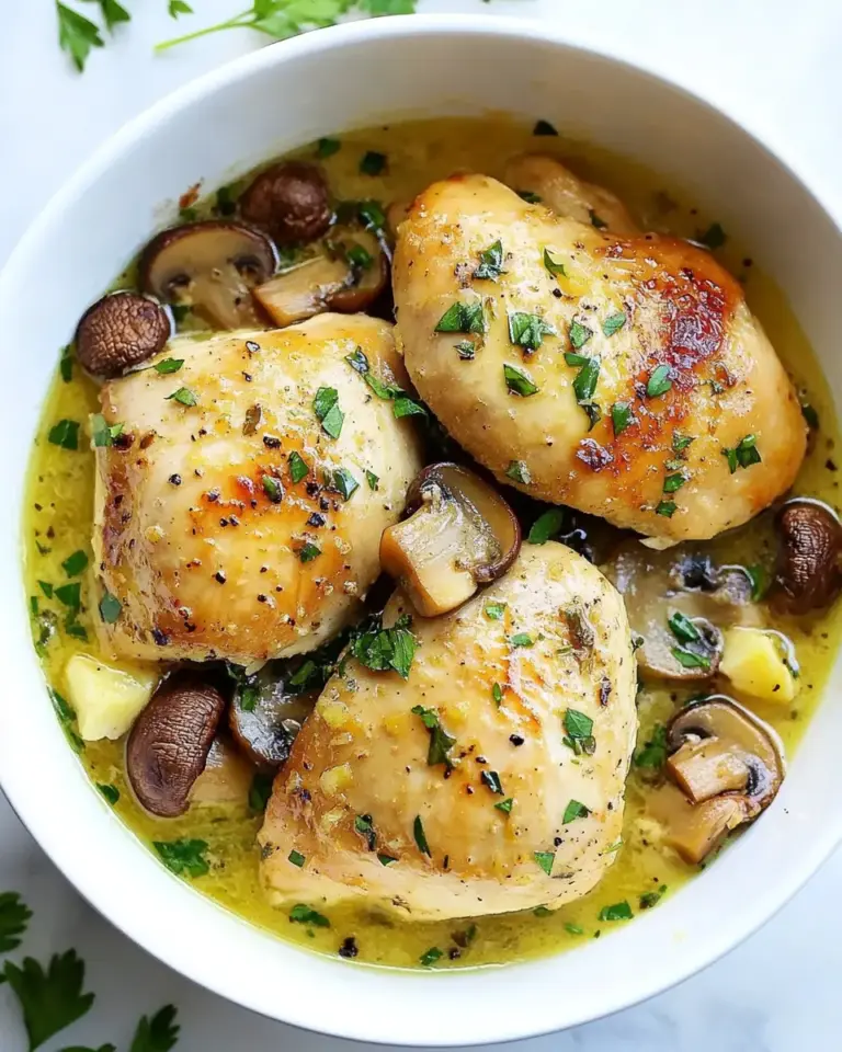 Homemade Creamy Garlic Mushroom Chicken (Instant Pot) recipe photo