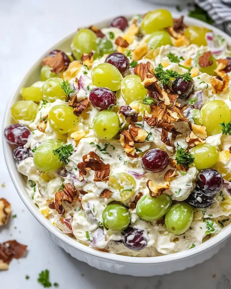 Homemade Creamy Grape Salad recipe photo
