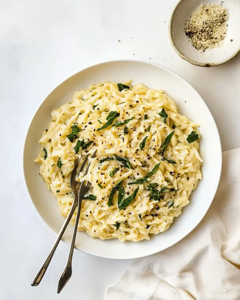 Homemade Creamy Orzo recipe photo