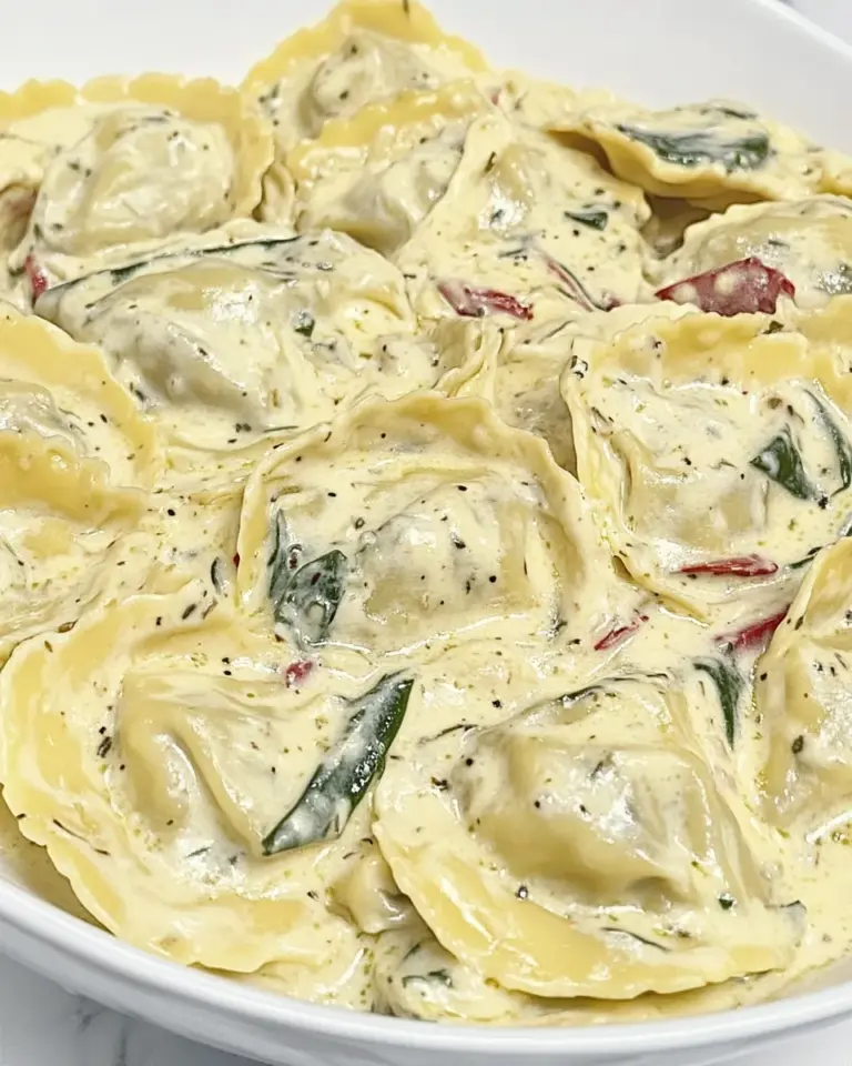 Homemade Creamy Ravioli recipe photo