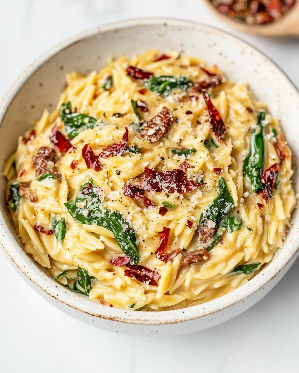 Classic Creamy Tuscan Orzo image