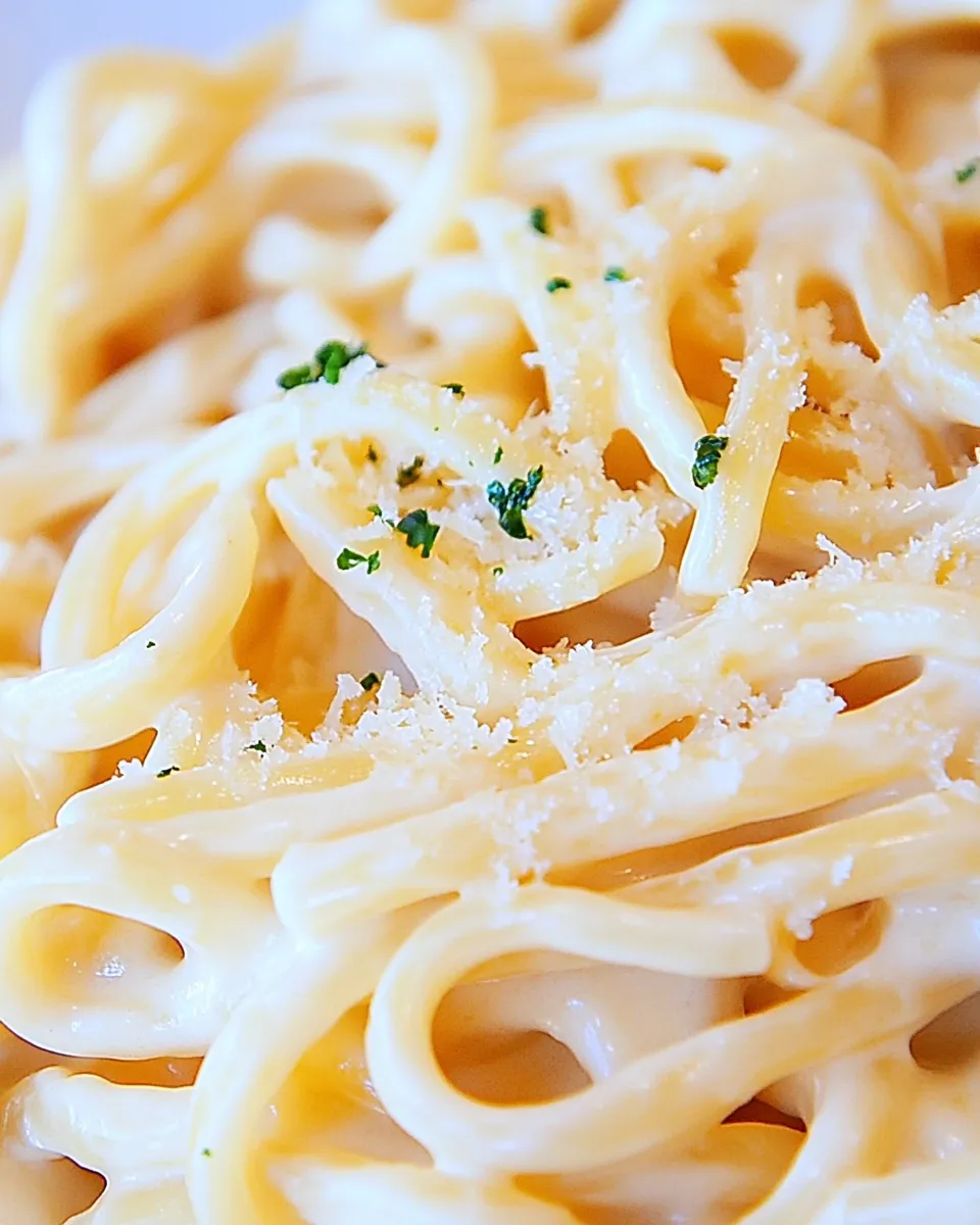 Classic Creamy Vegan Garlic Pasta image