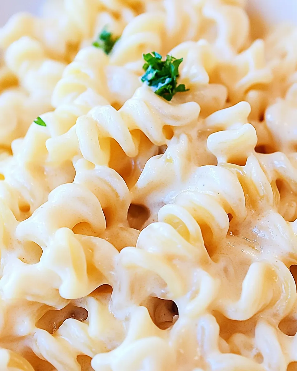 Delicious Creamy Vegan Garlic Pasta dish photo