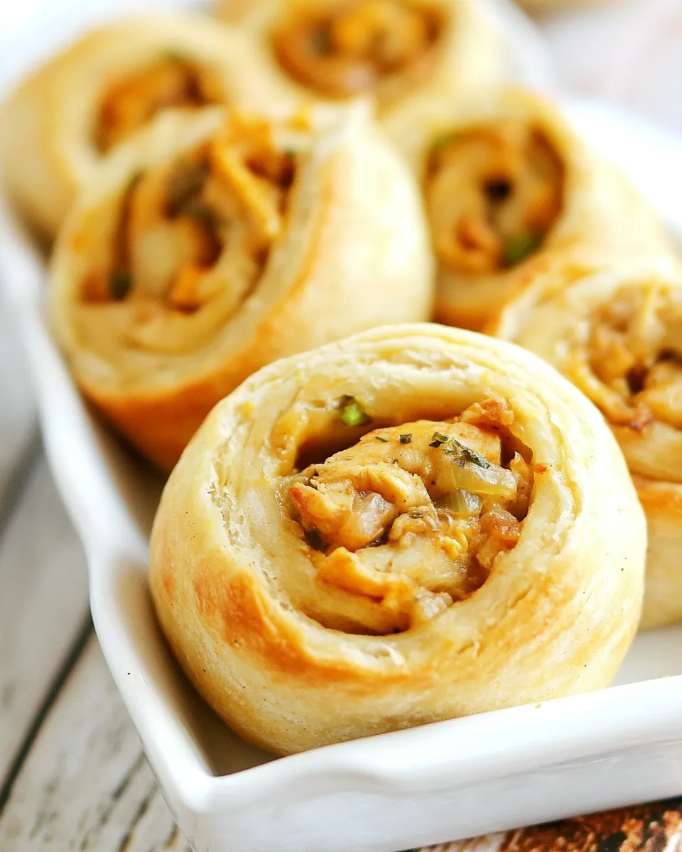 Homemade Crescent Chicken Taco Pinwheels photo