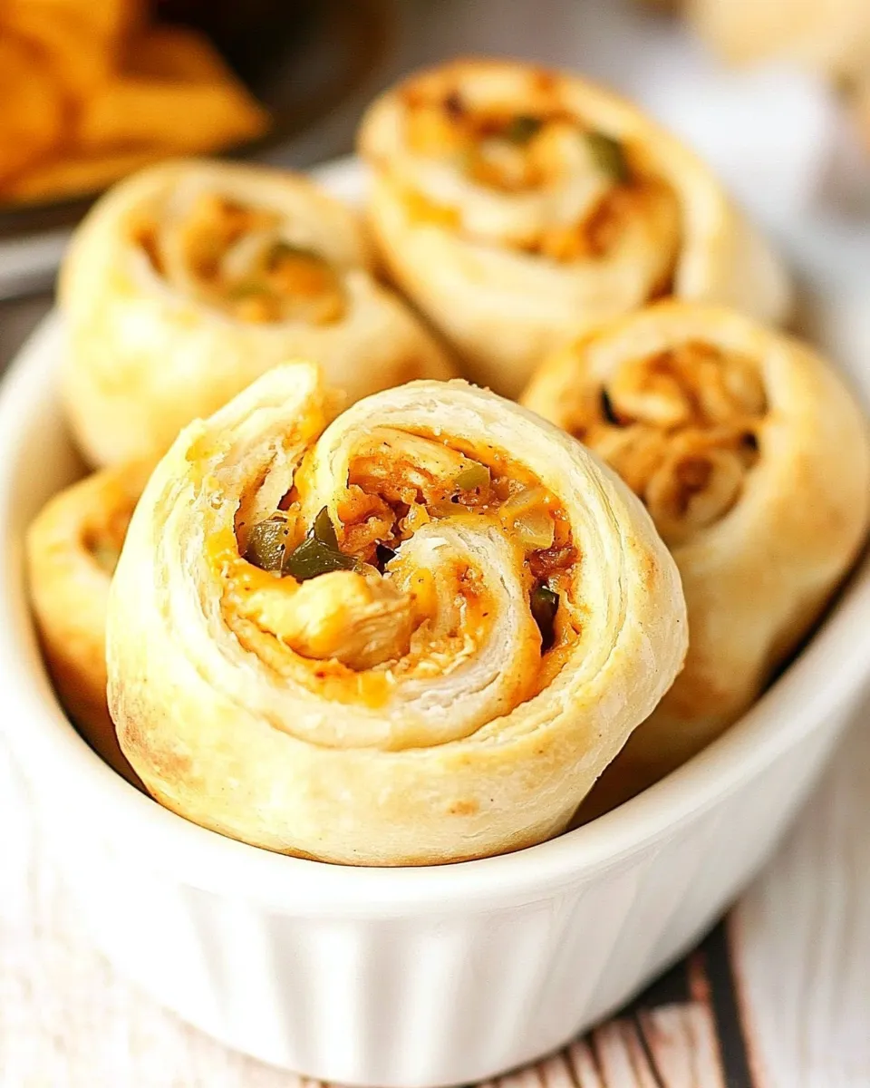 Classic Crescent Chicken Taco Pinwheels image