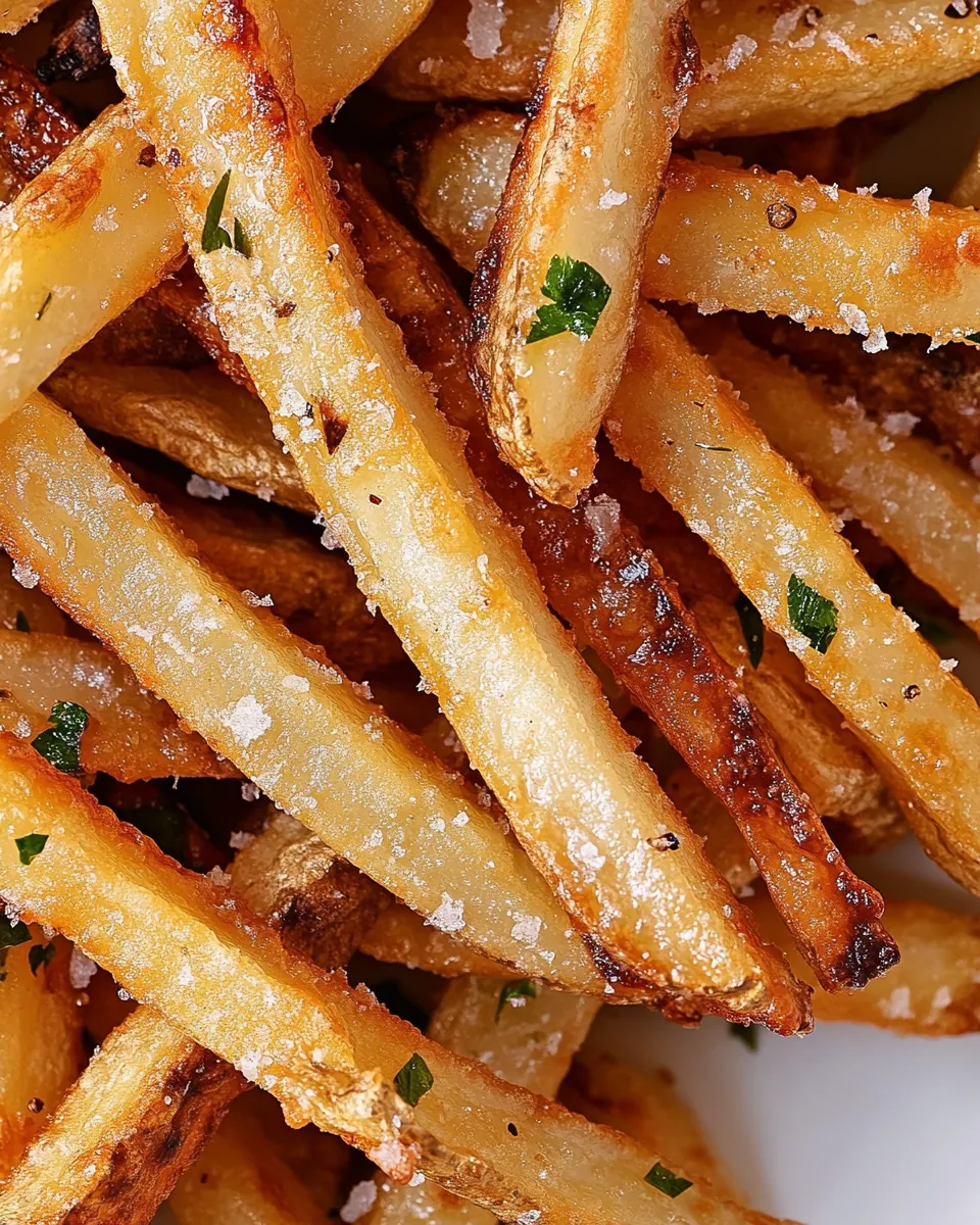 Delicious Crispy Fries shot