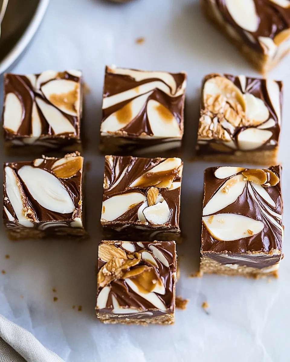 Classic Crispy No-Bake Almond Joy Bars dish photo