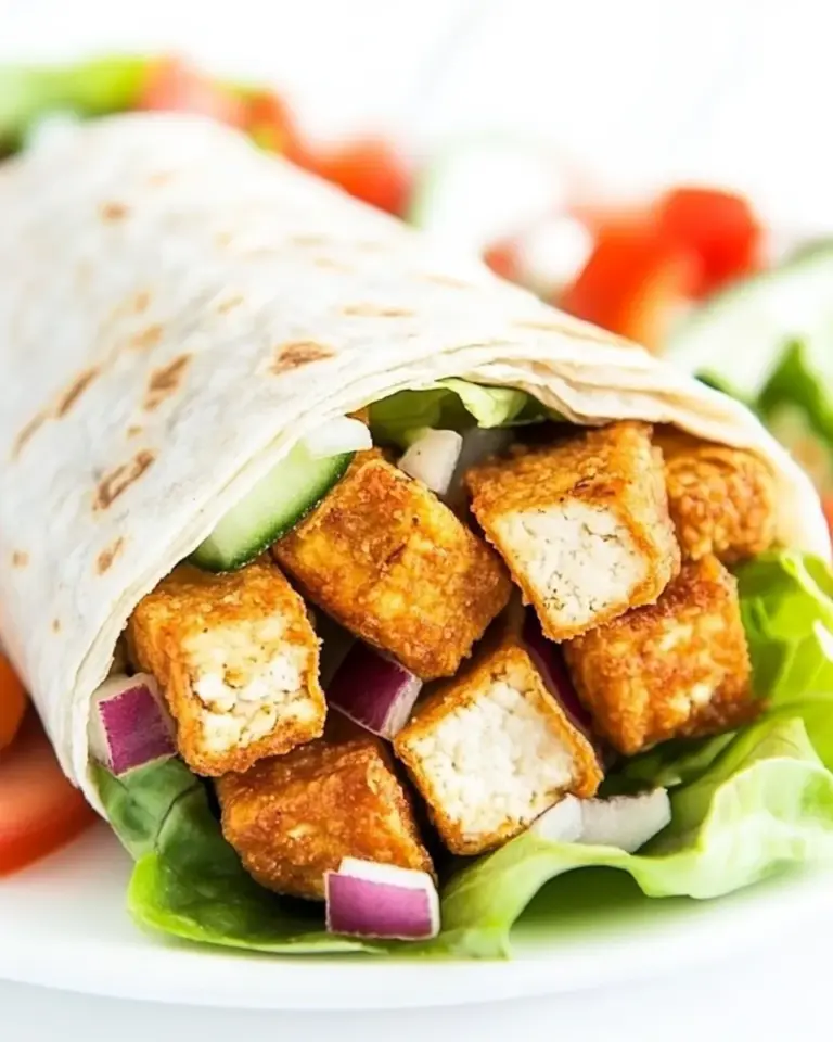 Homemade Crispy Tofu Wrap photo