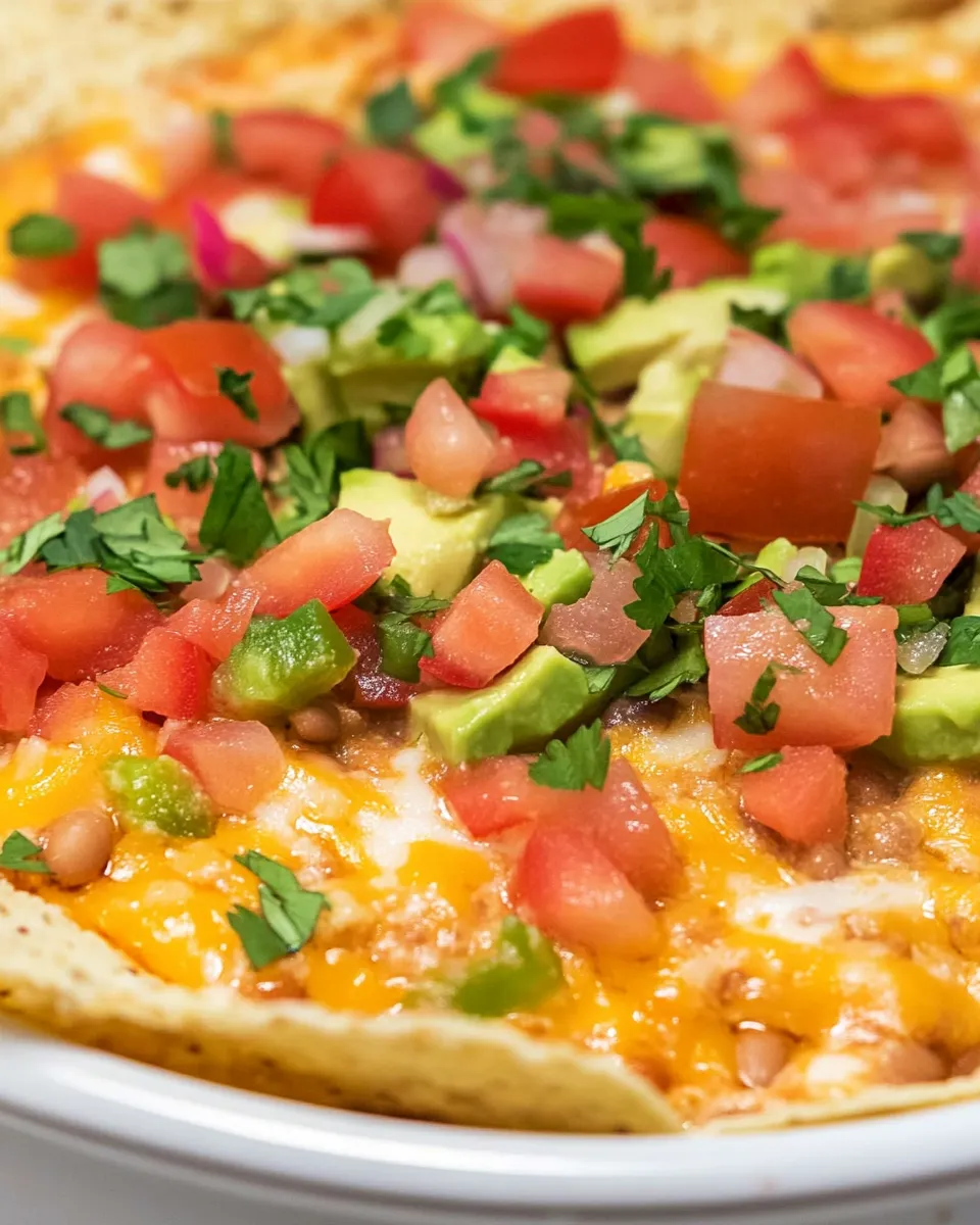 Homemade Crock Pot Bean Dip recipe photo