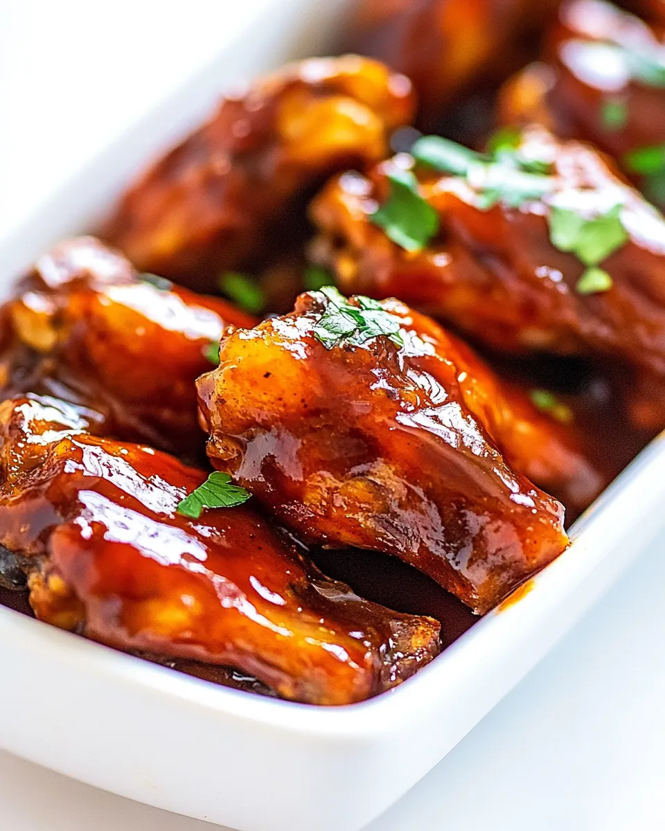 Easy Crock Pot Chicken Wings photo