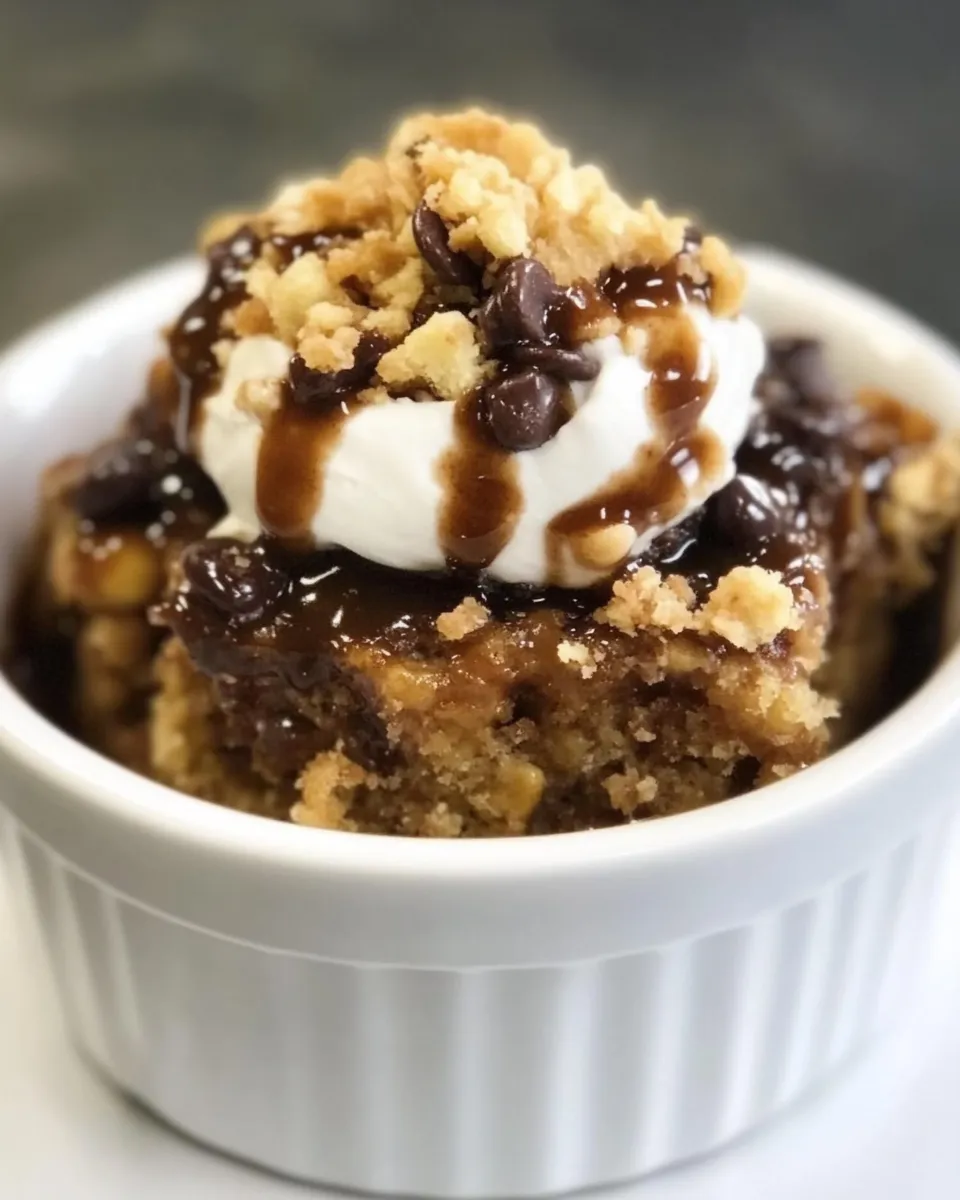 Easy Crock Pot Elvis Pudding Cake recipe image