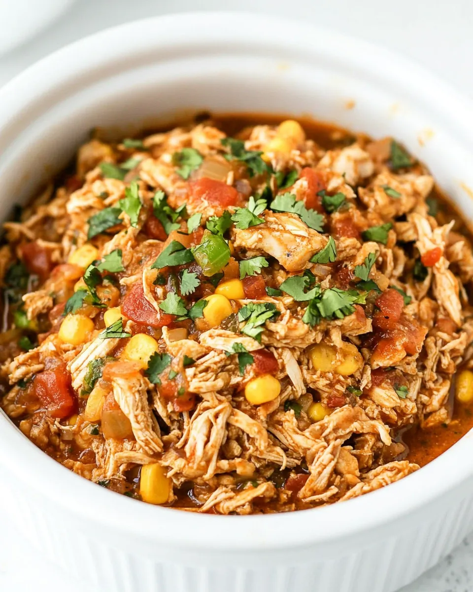 Homemade Crockpot Mexican Shredded Chicken photo