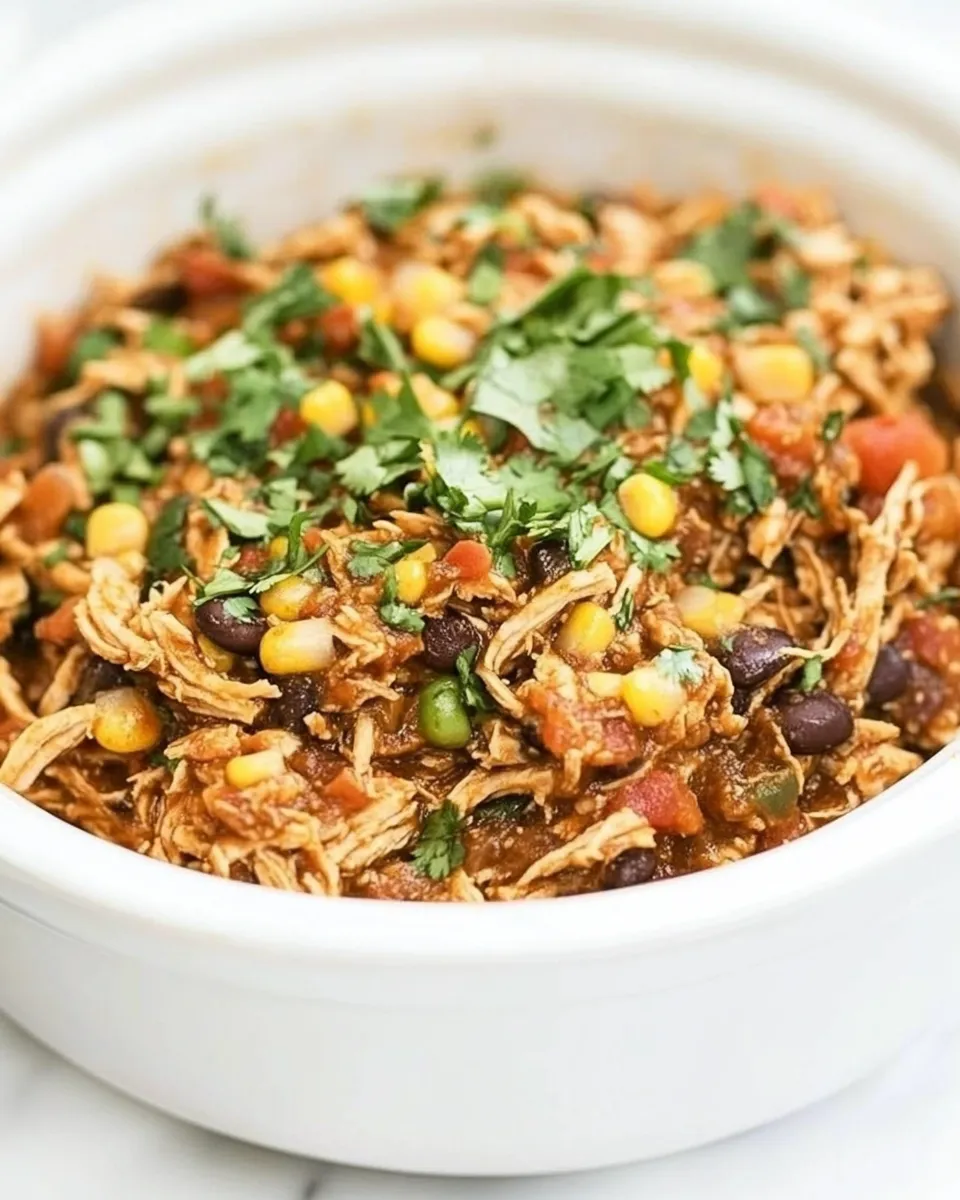 Easy Crockpot Mexican Shredded Chicken recipe photo