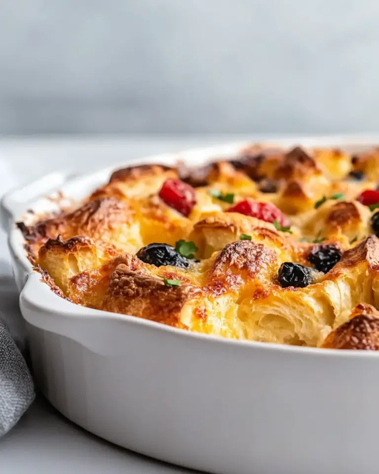 Homemade Croissant Breakfast Casserole photo