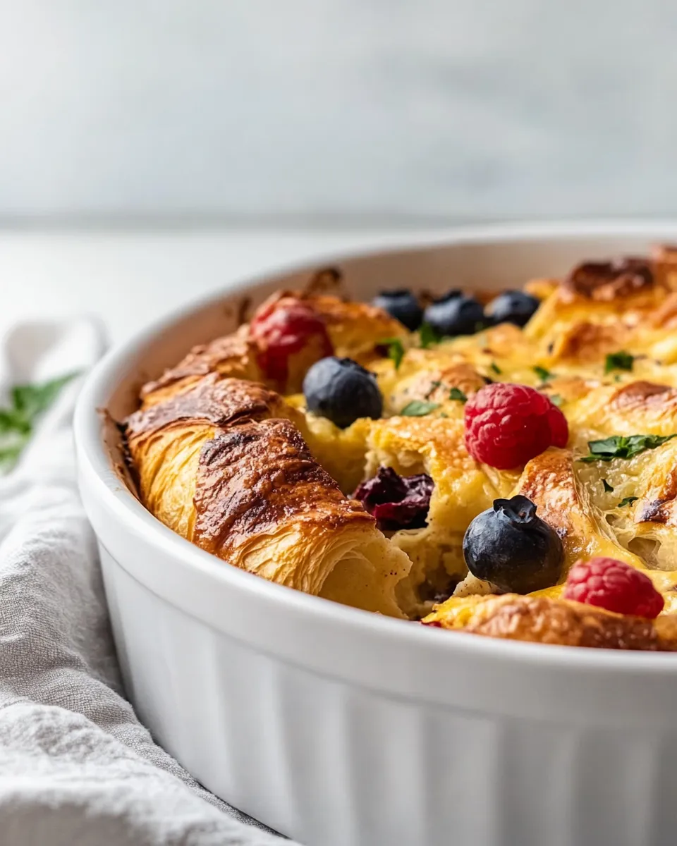 Classic Croissant Breakfast Casserole image