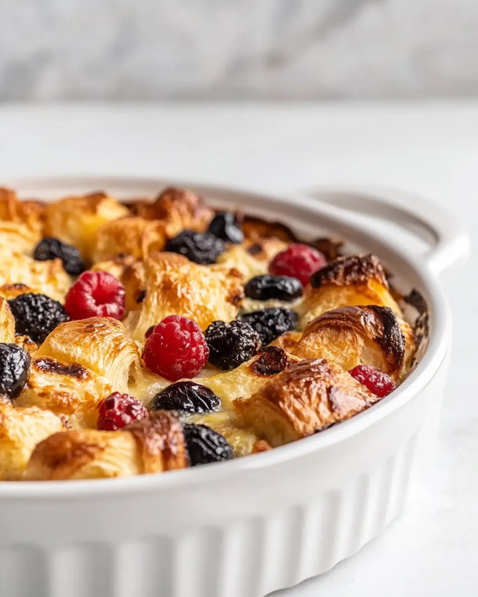 Easy Croissant Breakfast Casserole recipe photo