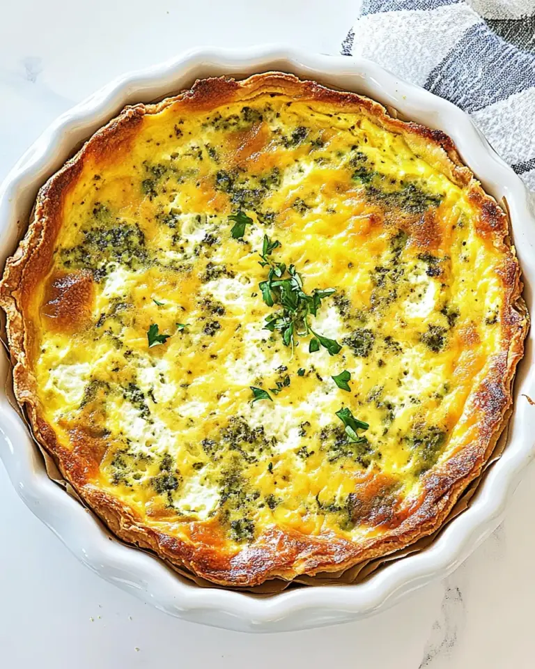 Homemade Crustless Quiche recipe photo