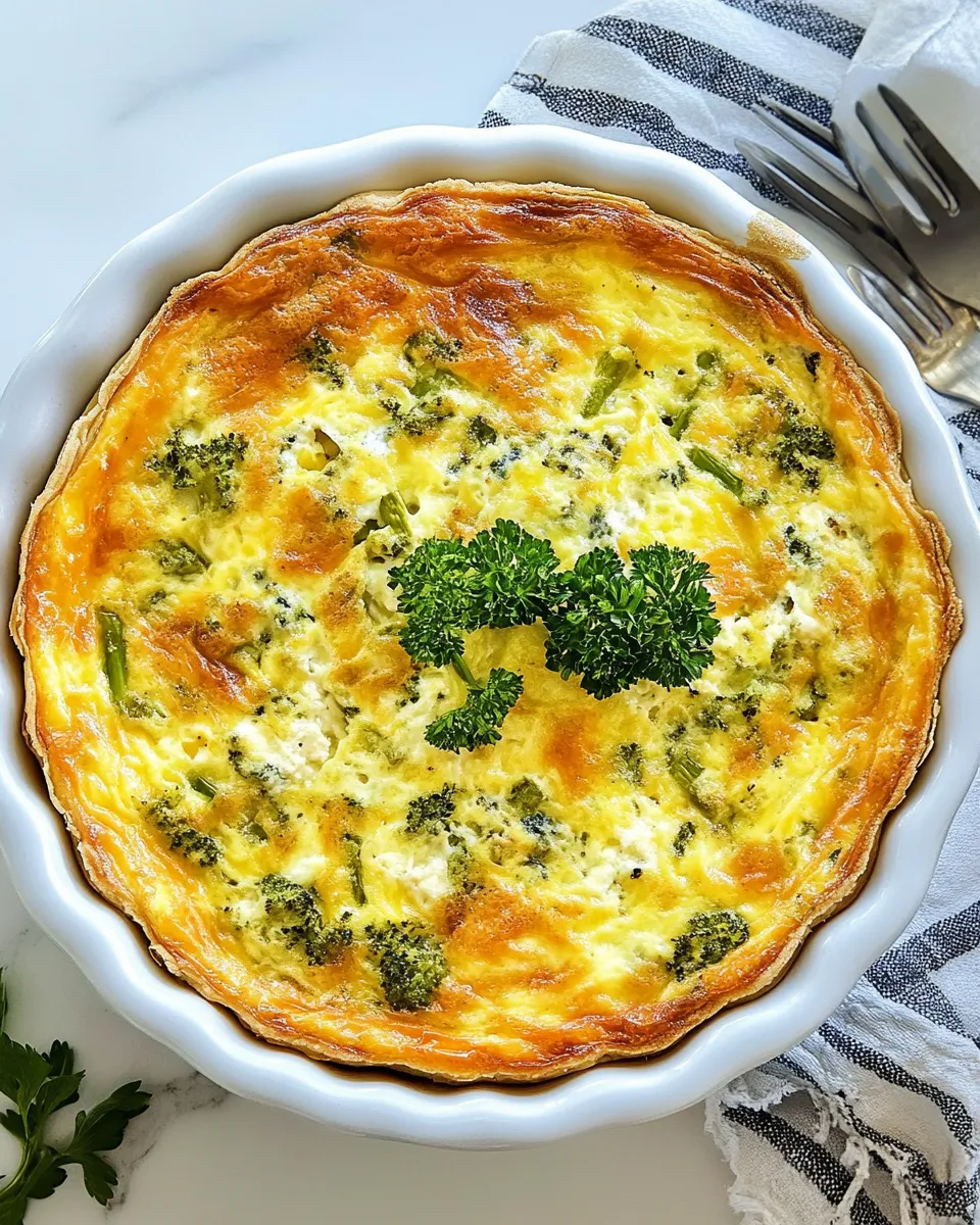 Classic Crustless Quiche dish photo