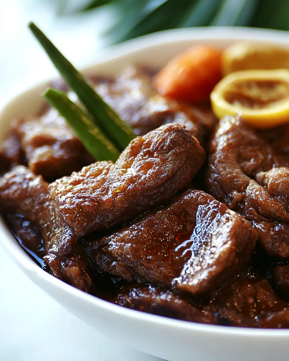 Delicious Daging Masak Kicap plate image