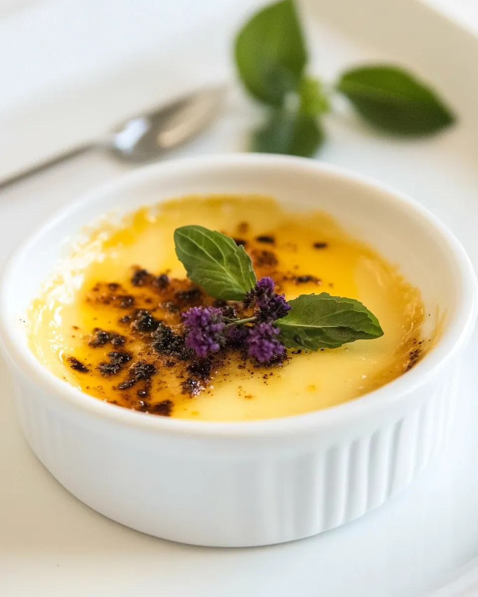 Classic Dairy-Free Crme Brle (Paleo) food shot