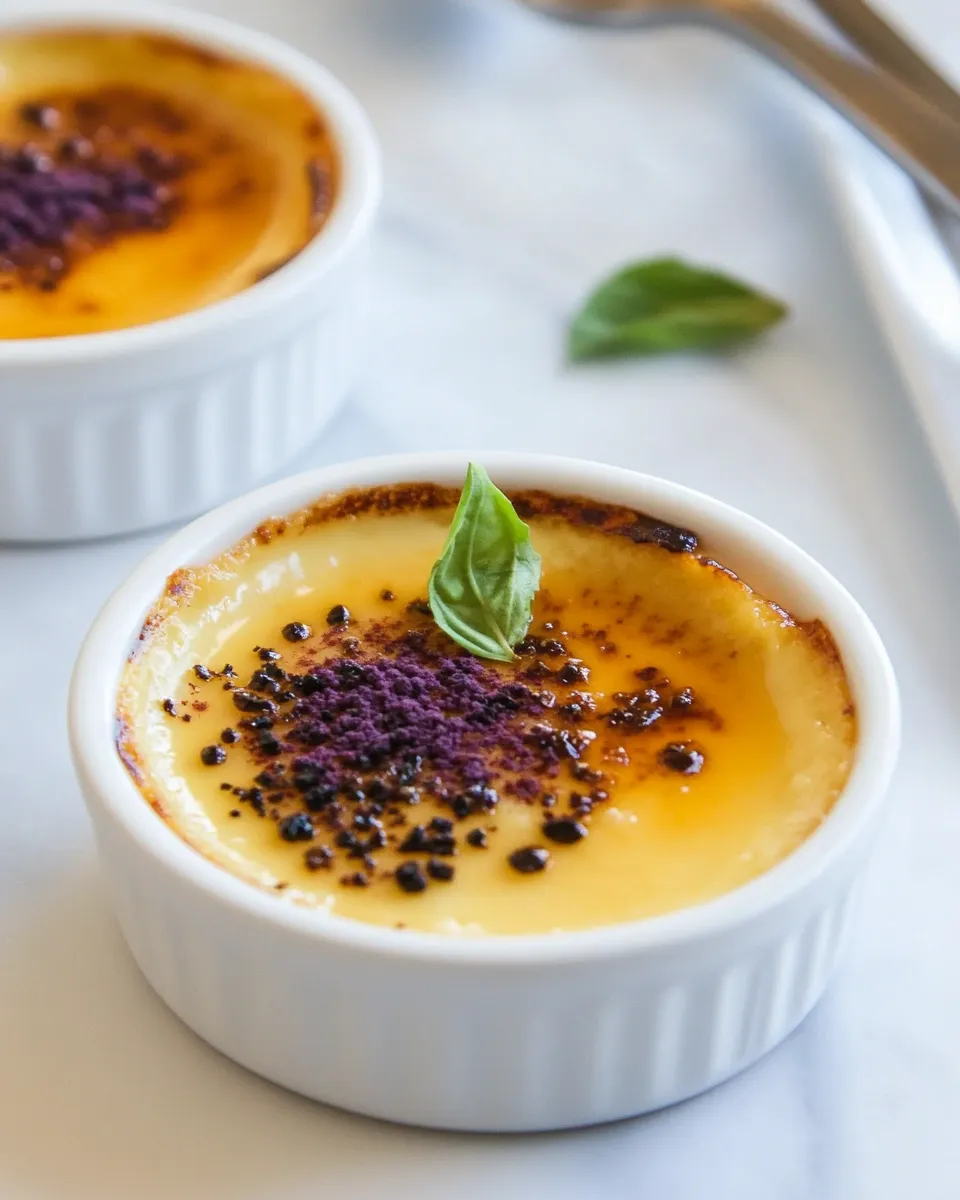 Delicious Dairy-Free Crme Brle (Paleo) plate image