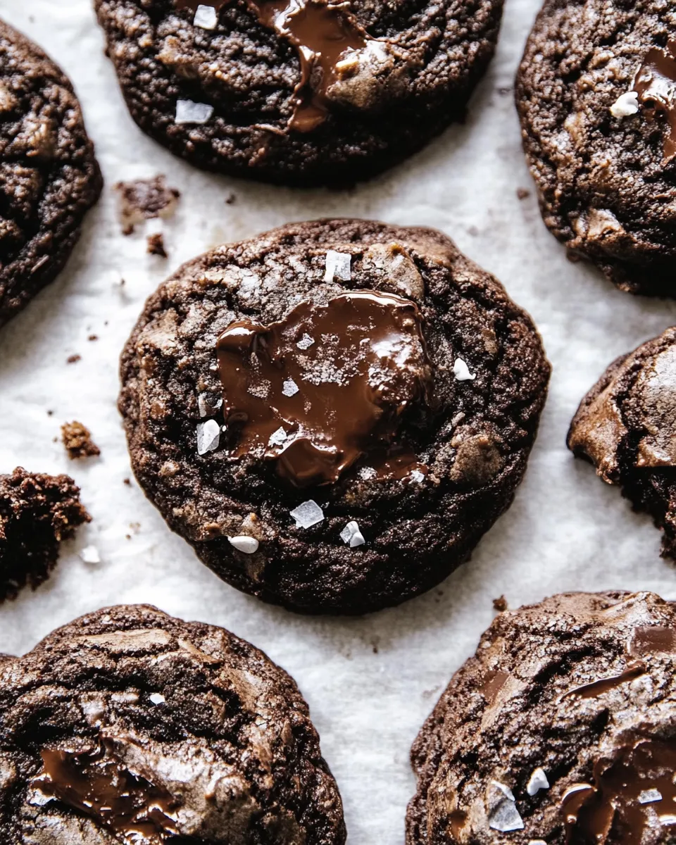 Homemade Dark Chocolate Cookies photo