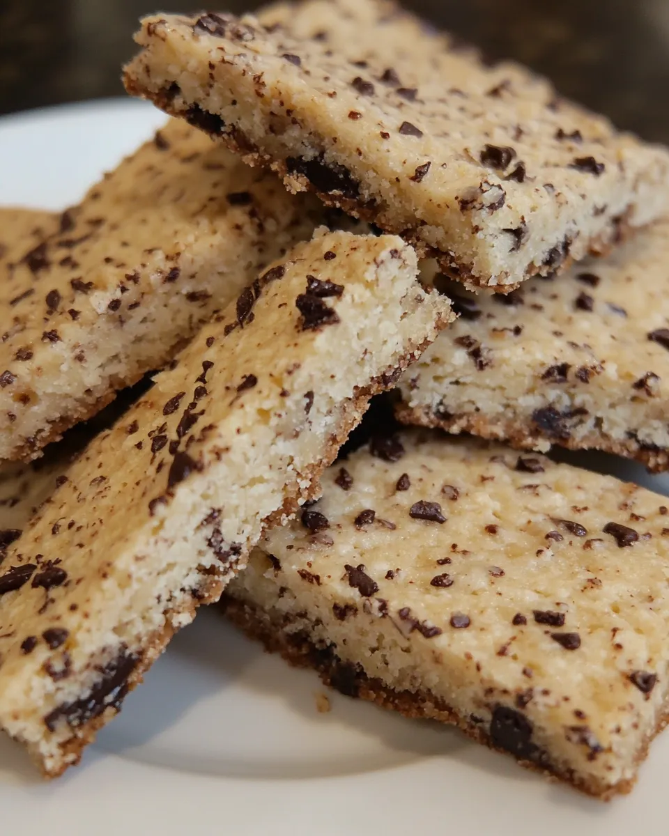 Delicious Dark Chocolate Orange Shortbread plate image
