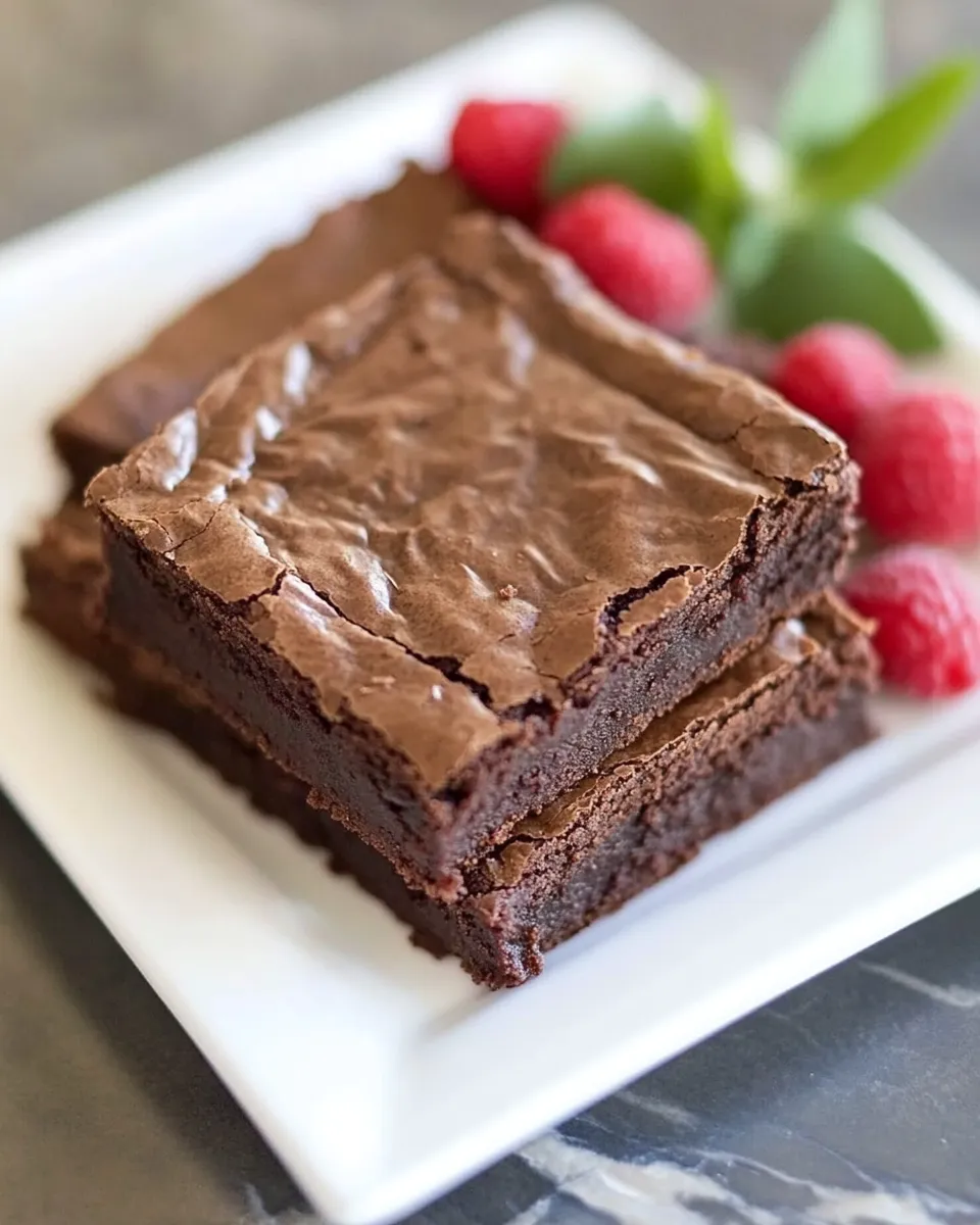 Homemade David Lebovitzs Best Fudgy Brownies photo