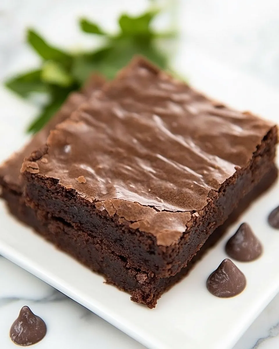 Delicious David Lebovitzs Best Fudgy Brownies shot