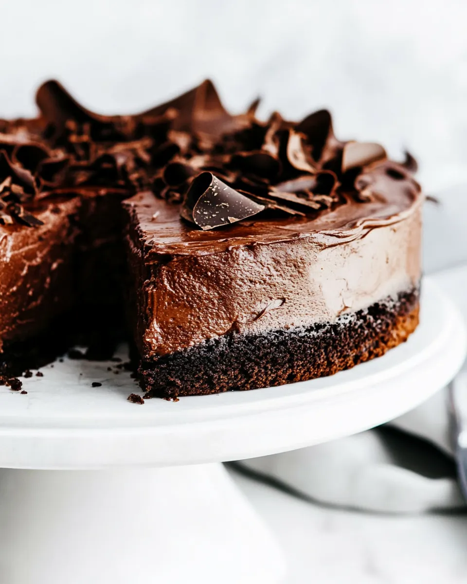 Homemade Death by Chocolate Cheesecake photo