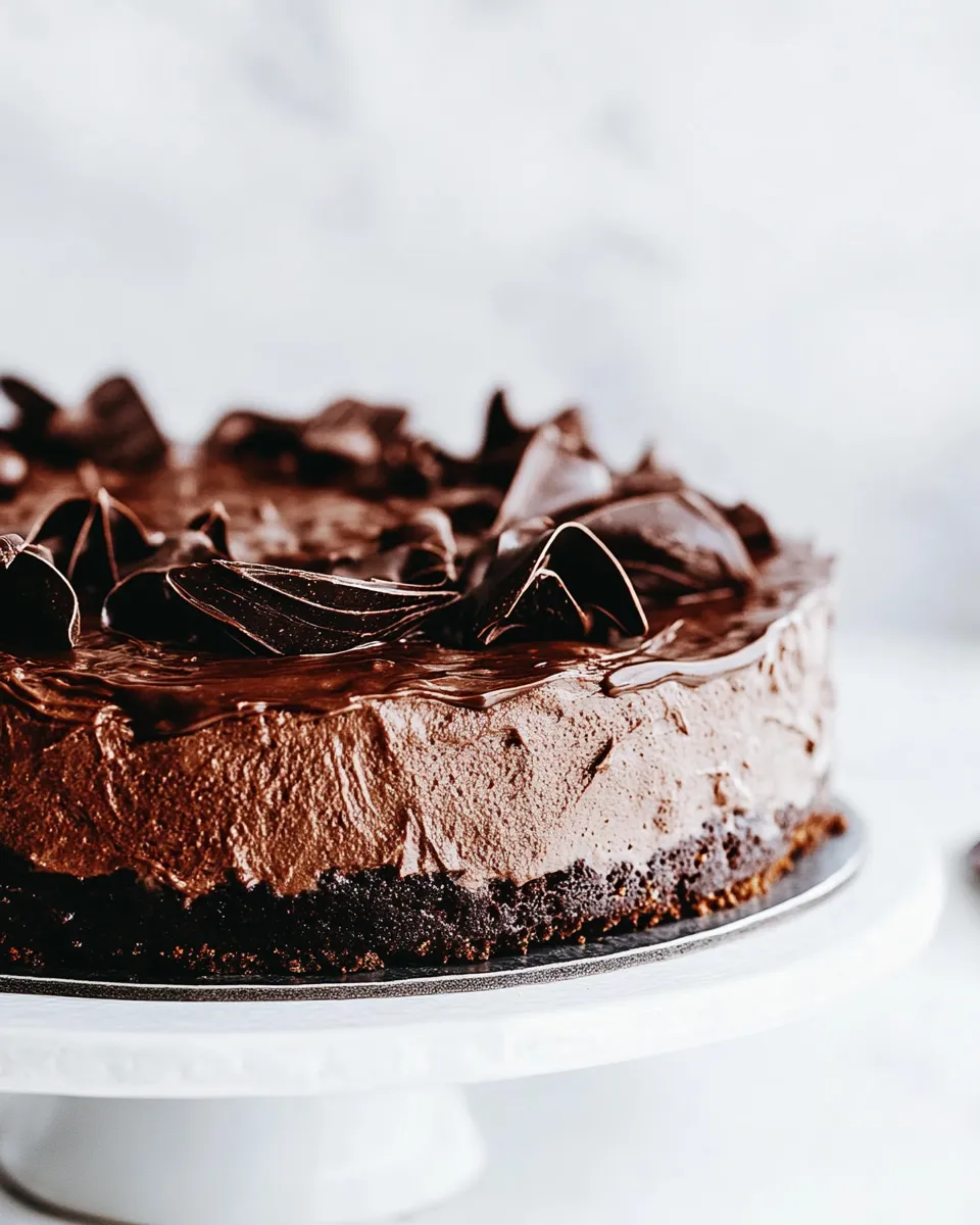 Easy Death by Chocolate Cheesecake recipe image