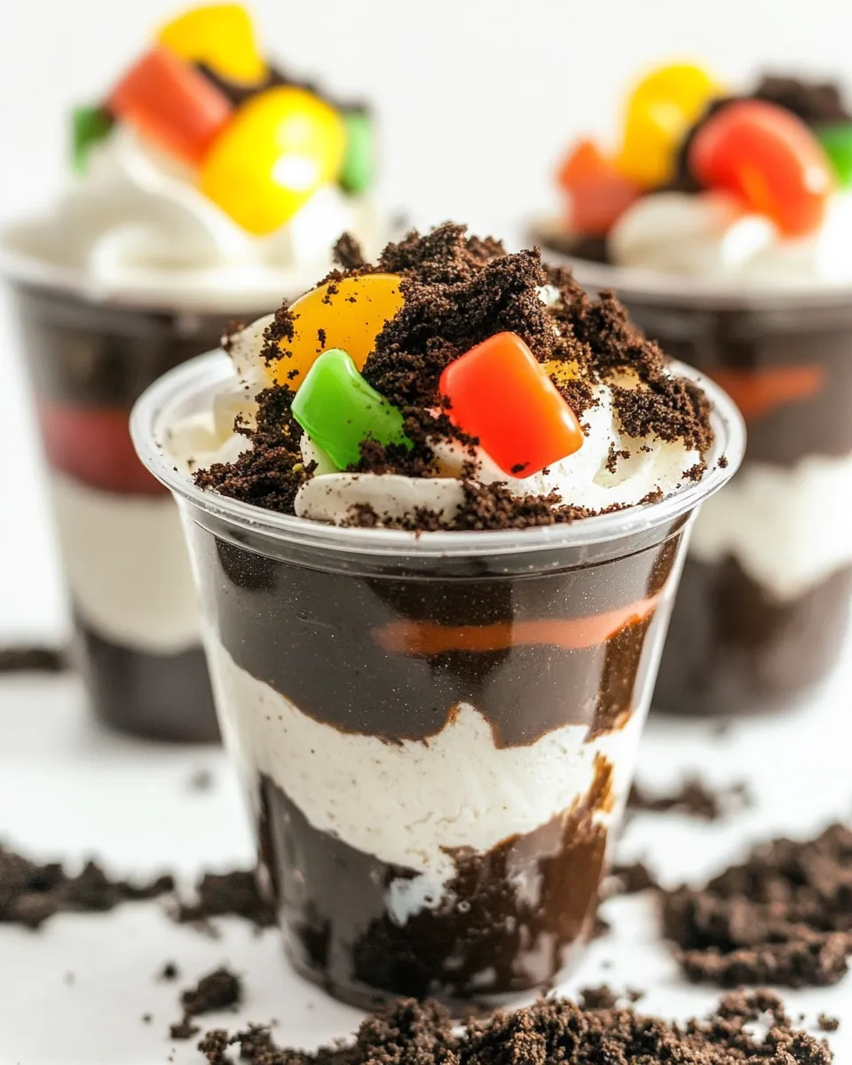 Classic Dirt Cups recipe photo
