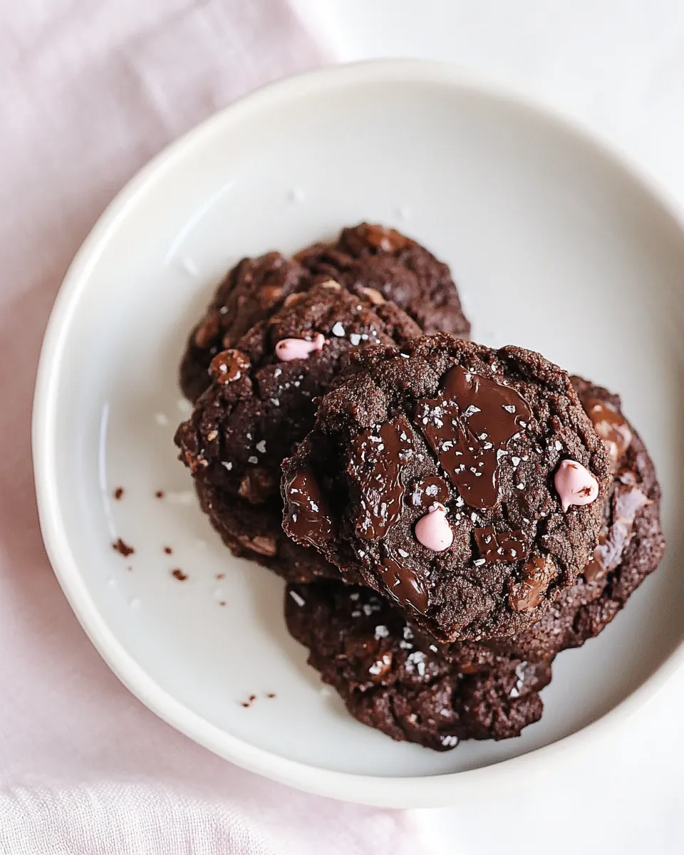 Homemade Double Chocolate Black Bean Cookies photo