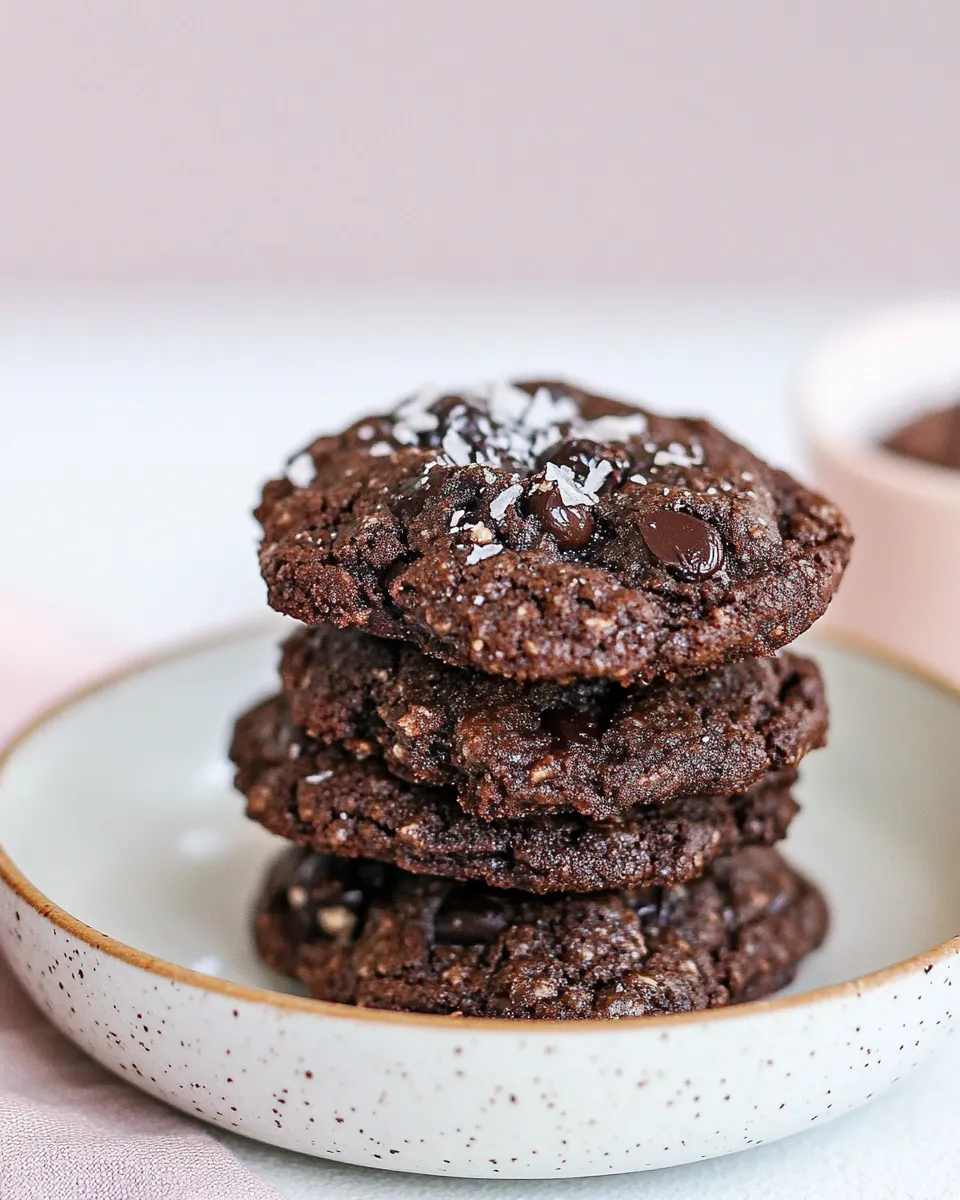 Classic Double Chocolate Black Bean Cookies image