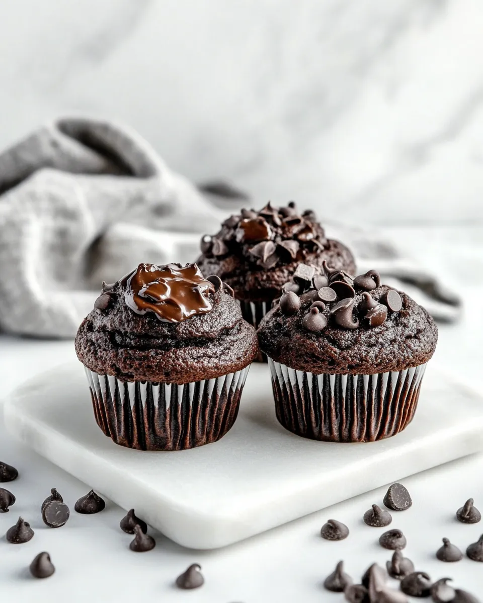 Classic Double Chocolate Muffins image
