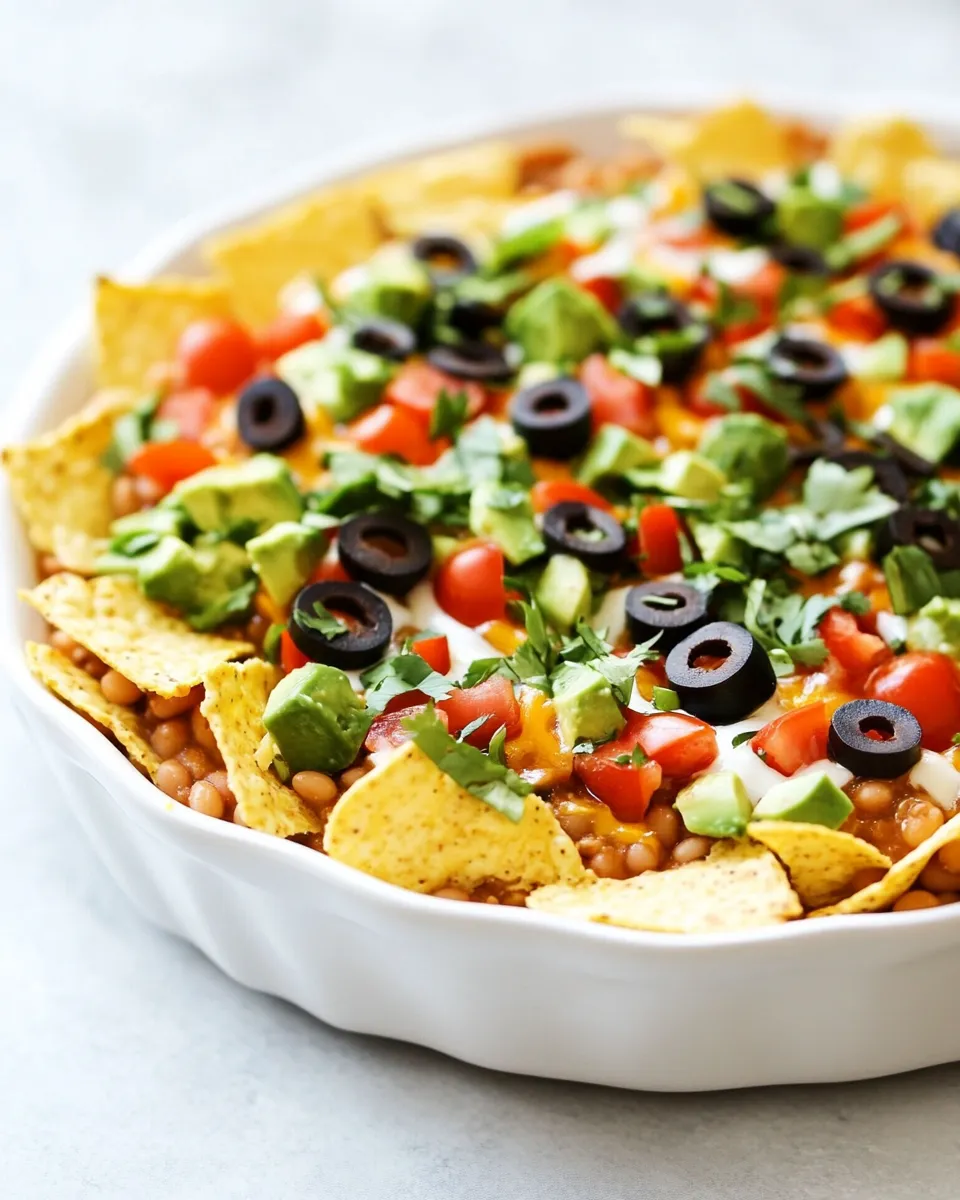 Delicious Easy 7 Layer Bean Dip recipe photo