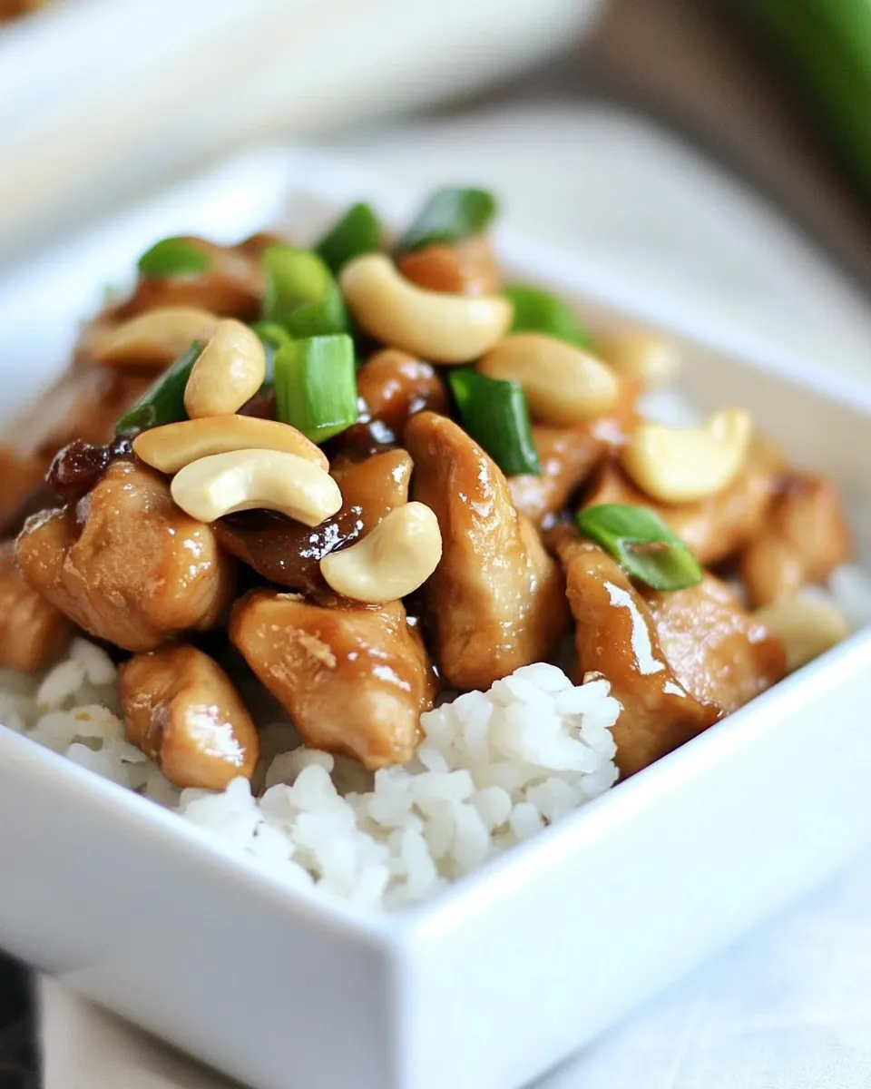 Classic Easy Cashew Chicken image