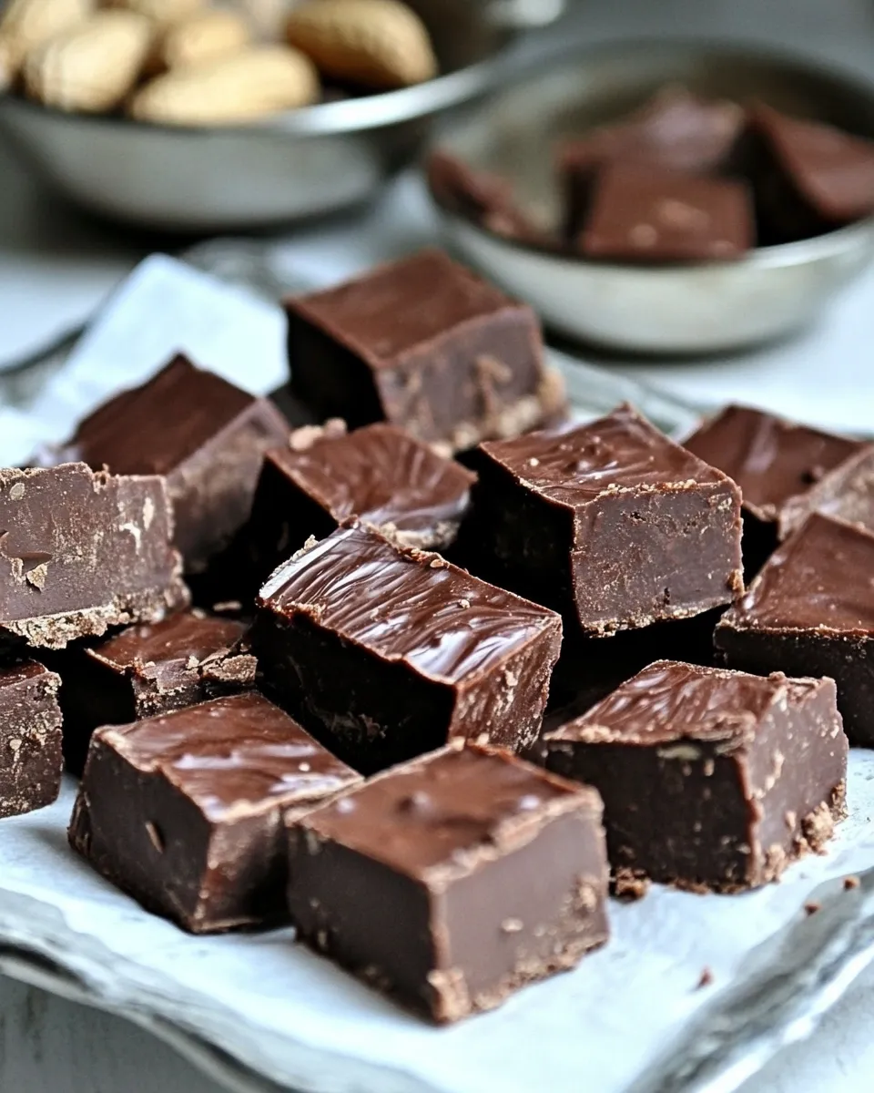 Classic Easy Chocolate Peanut Butter Fudge Recipe image