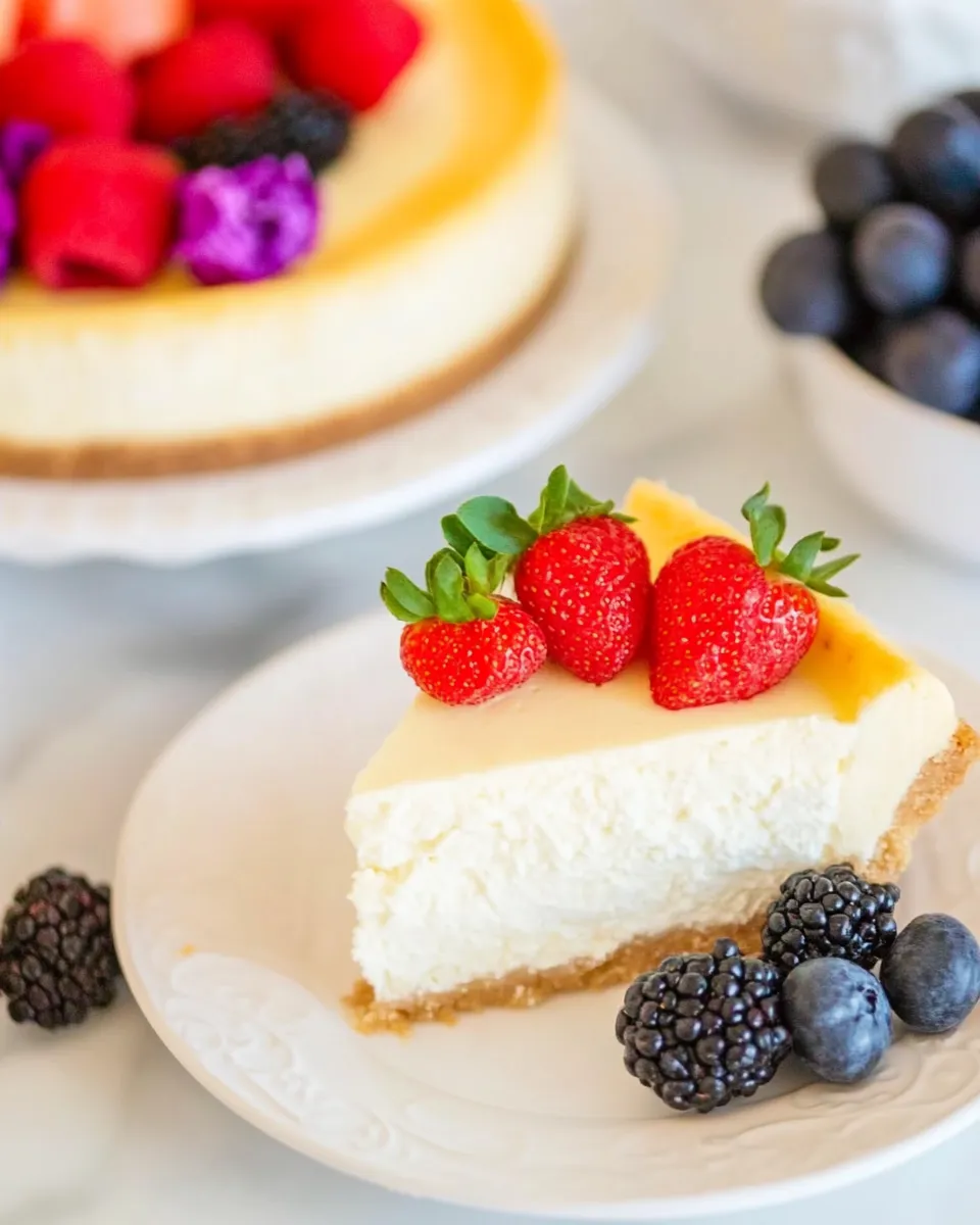 Quick Easy Cottage Cheese Cheesecake Recipe (keto, low carb) food shot