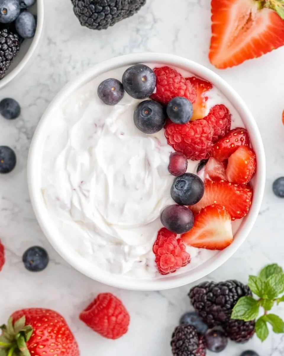 Quick Easy Cream Cheese Fruit Dip (Made In 10 Minutes!) dish photo
