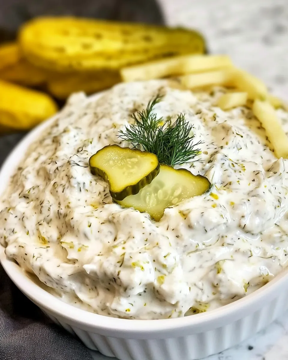 Homemade Easy Dill Pickle Dip photo