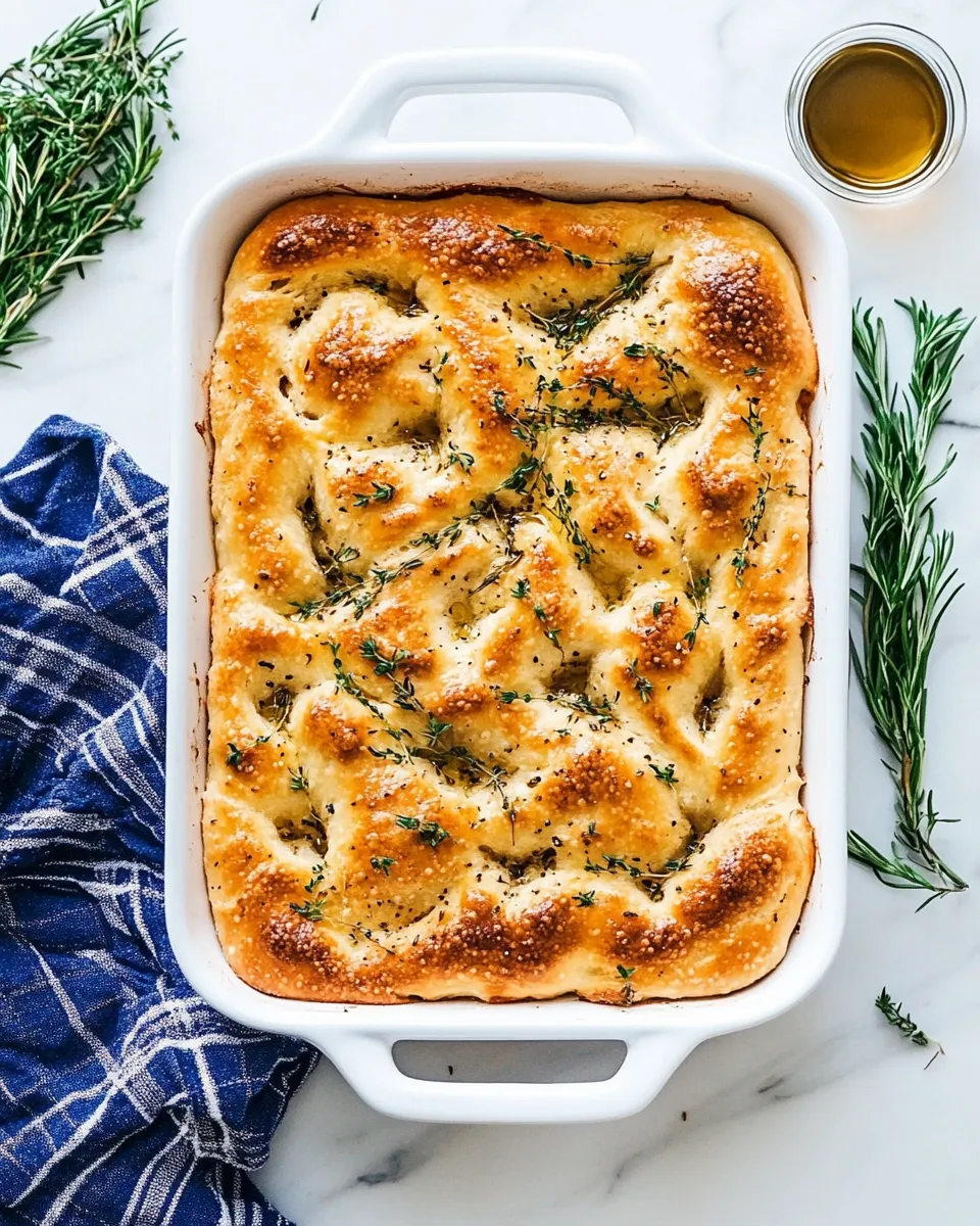 Homemade Easy Focaccia Recipe photo