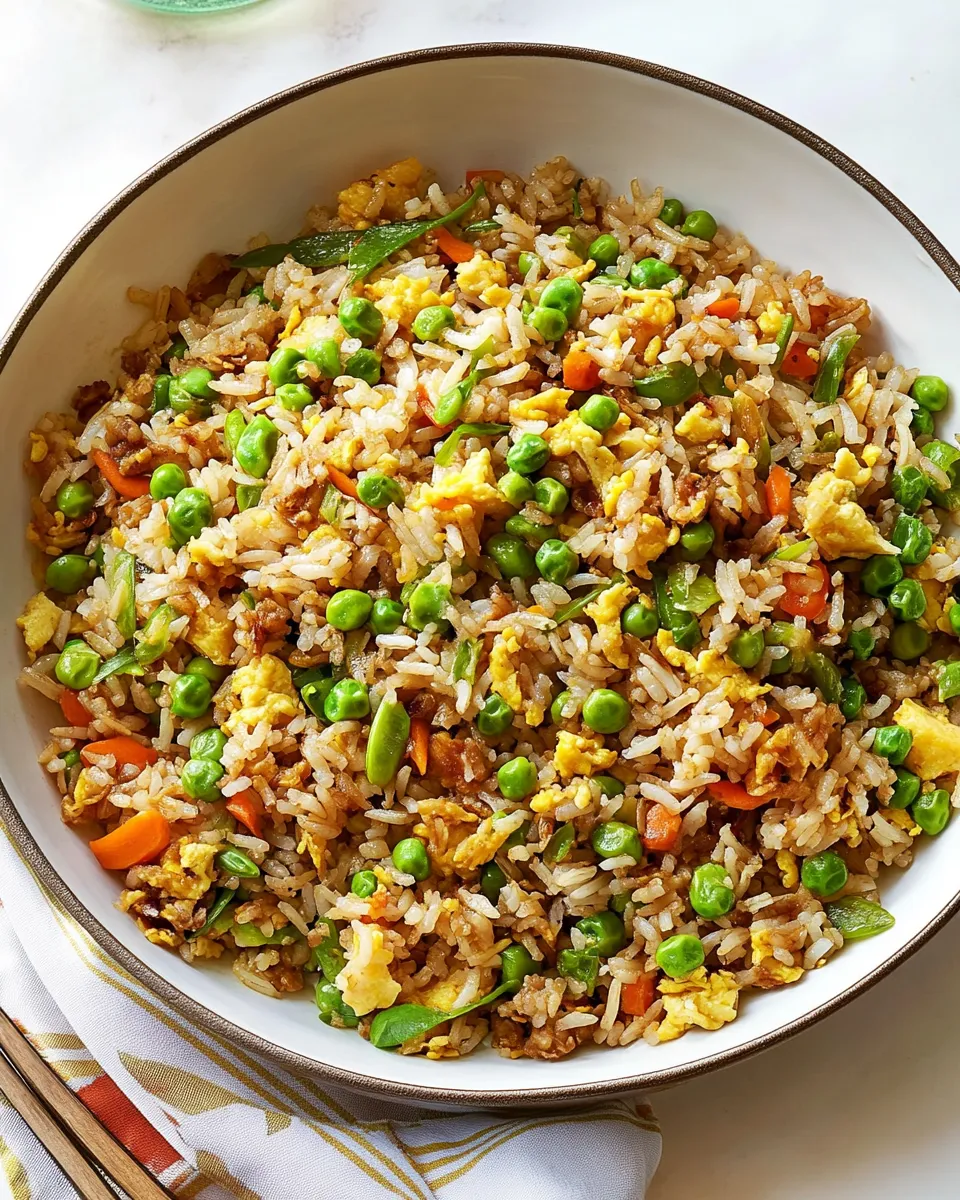 Healthy Easy Fried Rice food shot