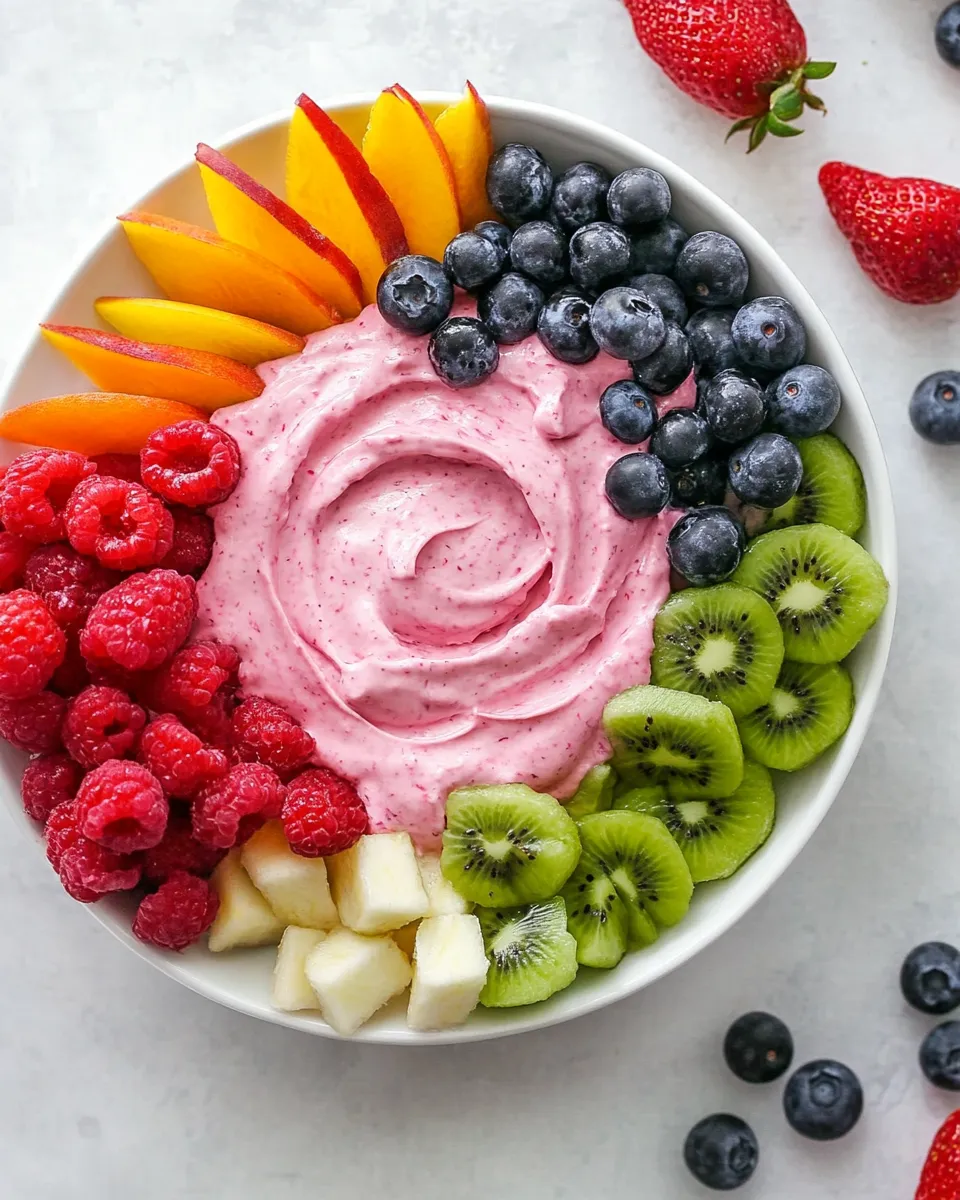 Homemade Easy Fruit Dip (2 Ingredients) recipe photo
