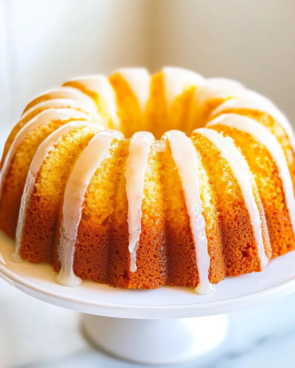 Classic Easy Glazed Pound Cake image