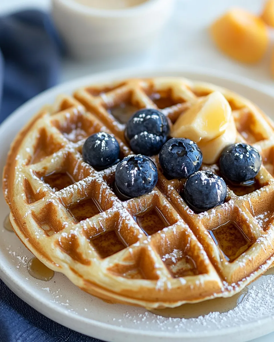 Classic Easy Gluten Free Waffles Recipe image