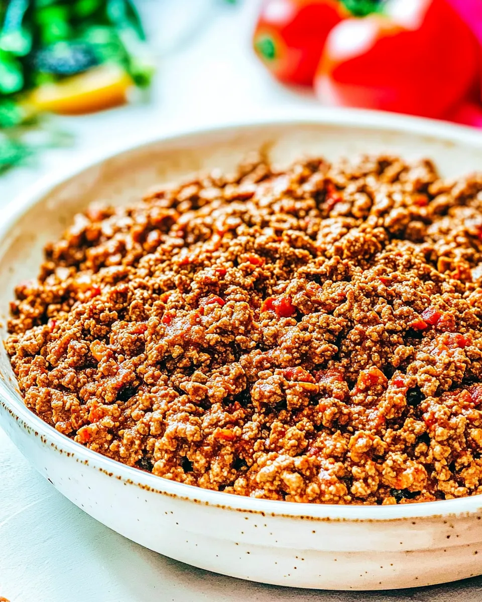 Homemade Easy Ground Beef Taco Meat recipe photo