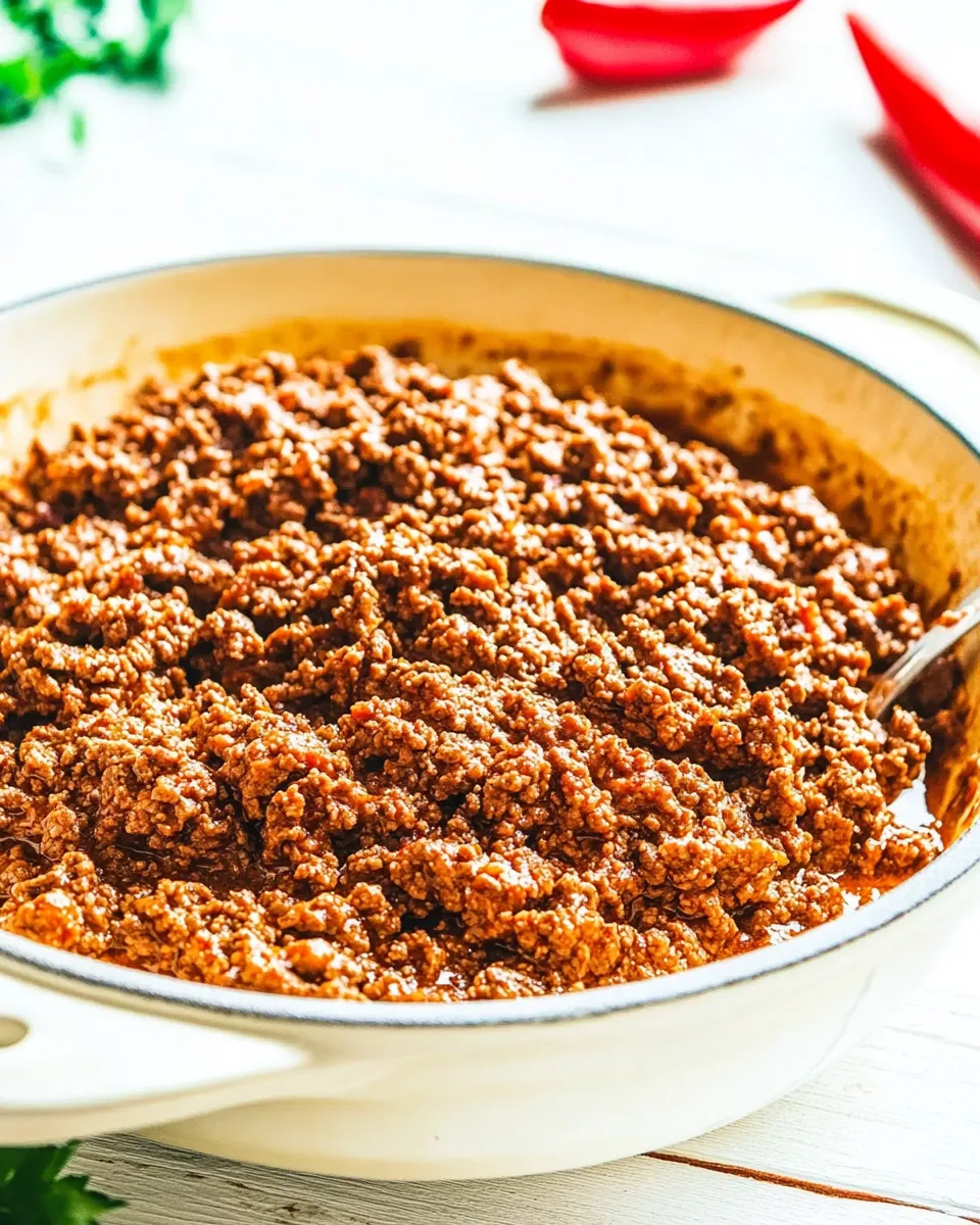 Classic Easy Ground Beef Taco Meat dish photo