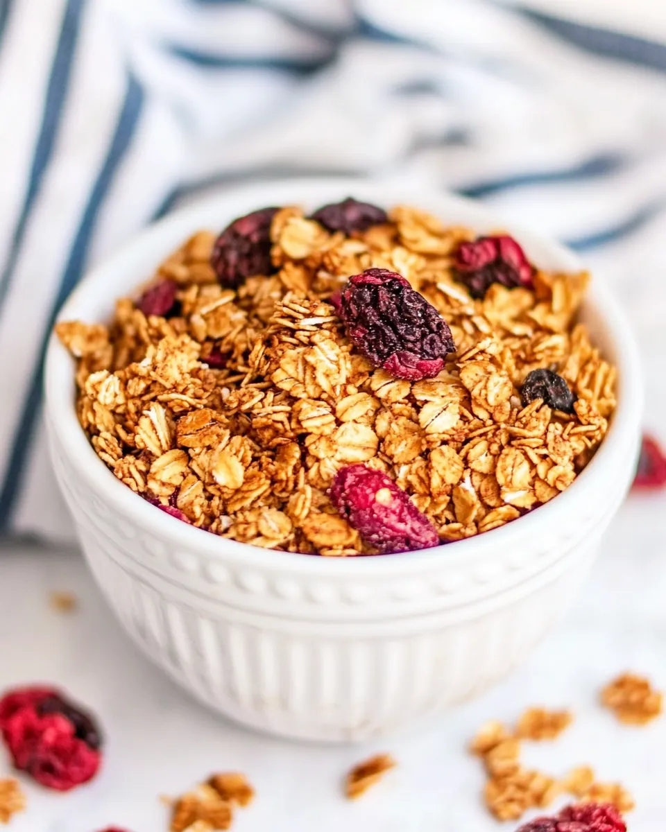 Delicious Easy Homemade Granola recipe photo