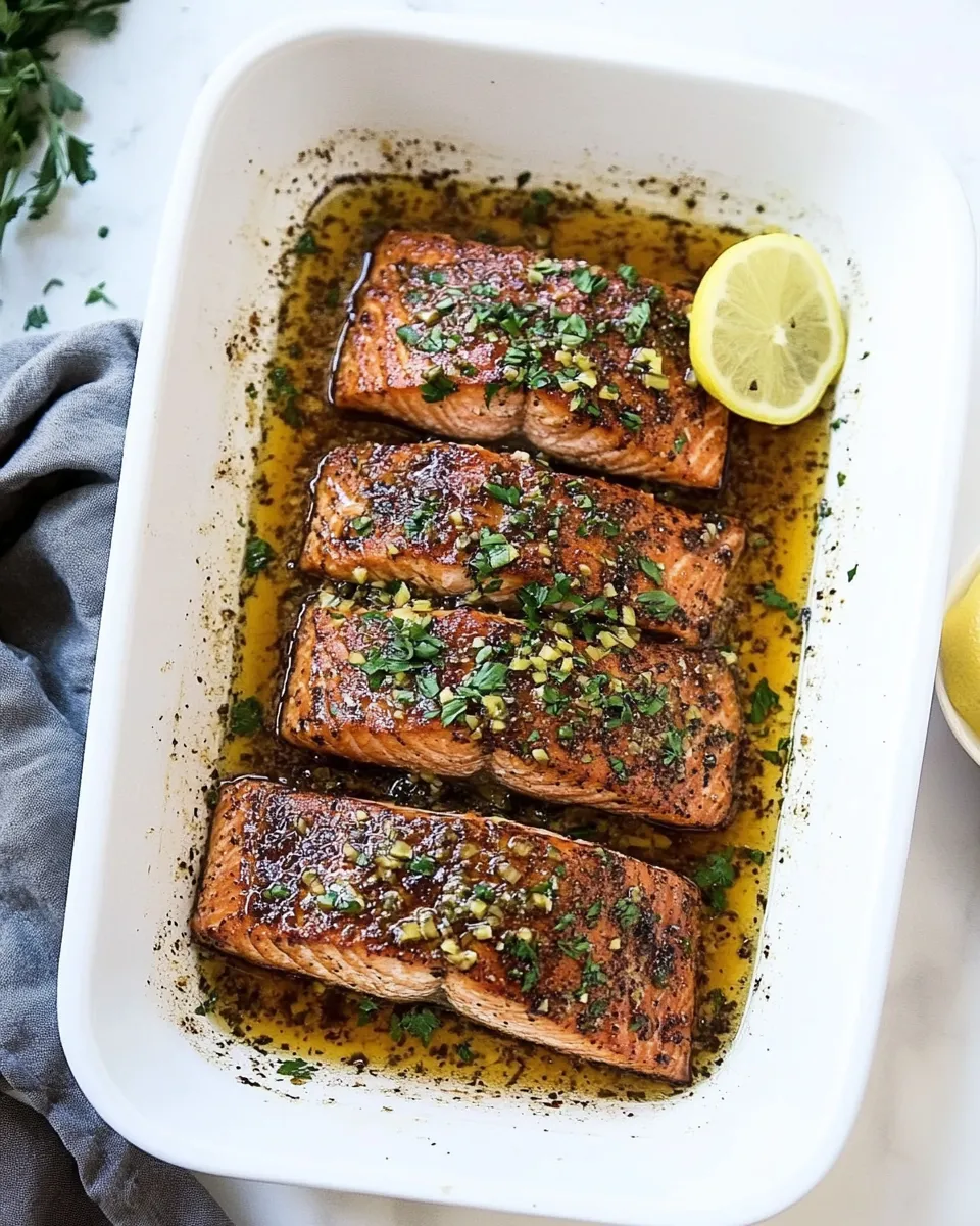 Delicious Easy Honey Garlic Salmon Recipe recipe photo